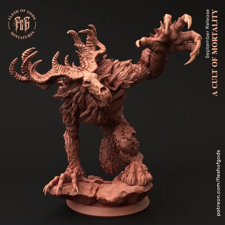 Leshen 3D打印模型：《The Beast》角色雕塑|Leshen – The Beast – 3D Print Model