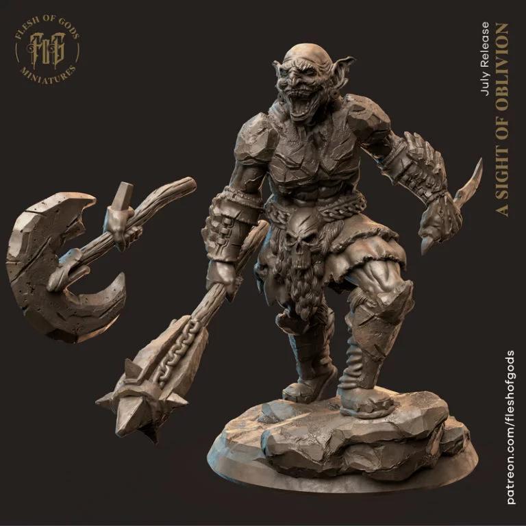 疯狂小怪兽——3D打印模型|Crazy Goblin – 3D Print Model