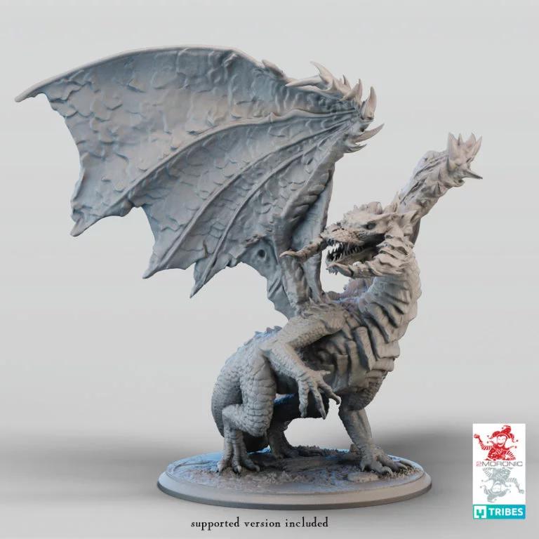 黑龙-3D打印模型|Black Dragon – 3D Print Model