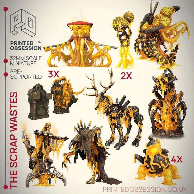 废料痴迷——《废料幻想》3D打印模型|Printed Obsession – The Scrap Wastes – 3D Print Model