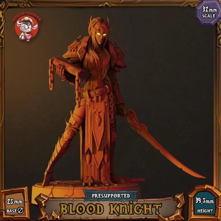 血色骑士 - 3D打印模型|Blood Knitght – 3D Print Model