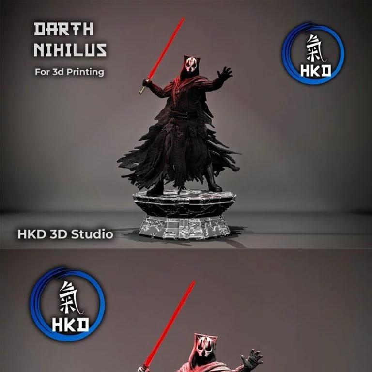 黑暗帝国邪神·星球大战·3D打印模型|Darth Nihilus Fan Art – Star Wars – 3D Print Model STL