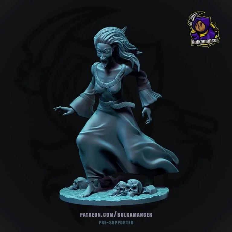 Bruxa（巫师系列）3D打印模型|Bulkamancer Sculpts – Bruxa (Witcher Series) – 3D Print Model STL