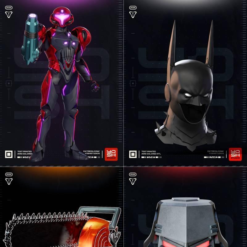 Yosh Studios 2026三月新品：动漫游戏角色3D打印模型STL|Yosh Studios March 2026 – 3D Print Model STL