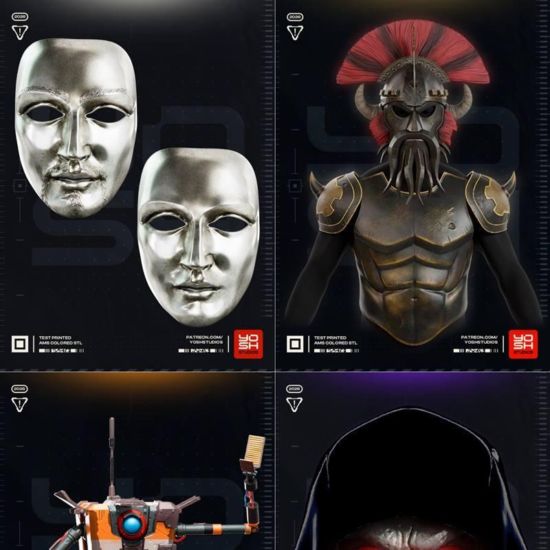 Yosh Studios February 2026 – 3D Print Model STL