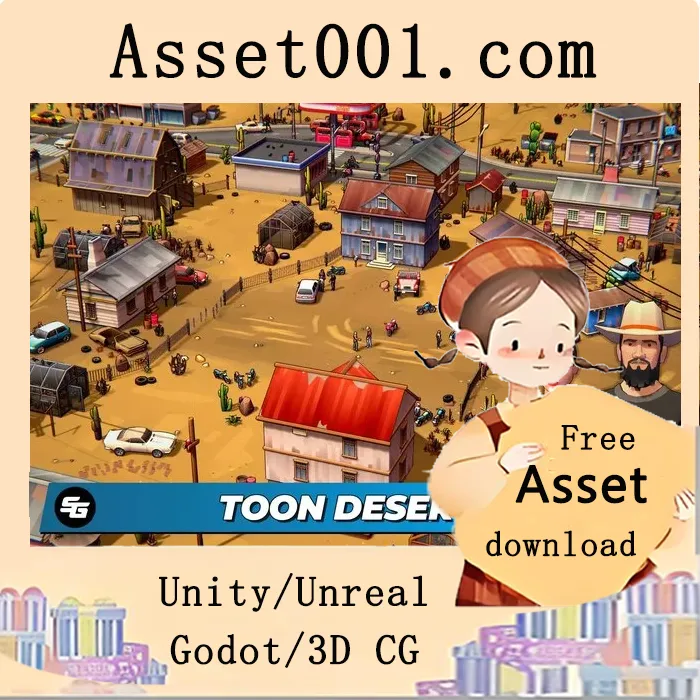 Toon沙漠主题包：350+预制件打造风格化沙漠场景|Toon Desert v1.0.1