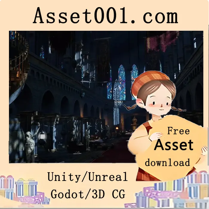 Dark Fantasy Church Environment v1.0