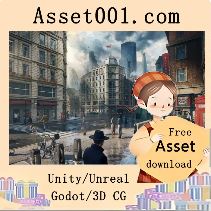 Unity引擎中London城市场景Kitbash3D模型详解|Kitbash3D - London for Unreal Engine