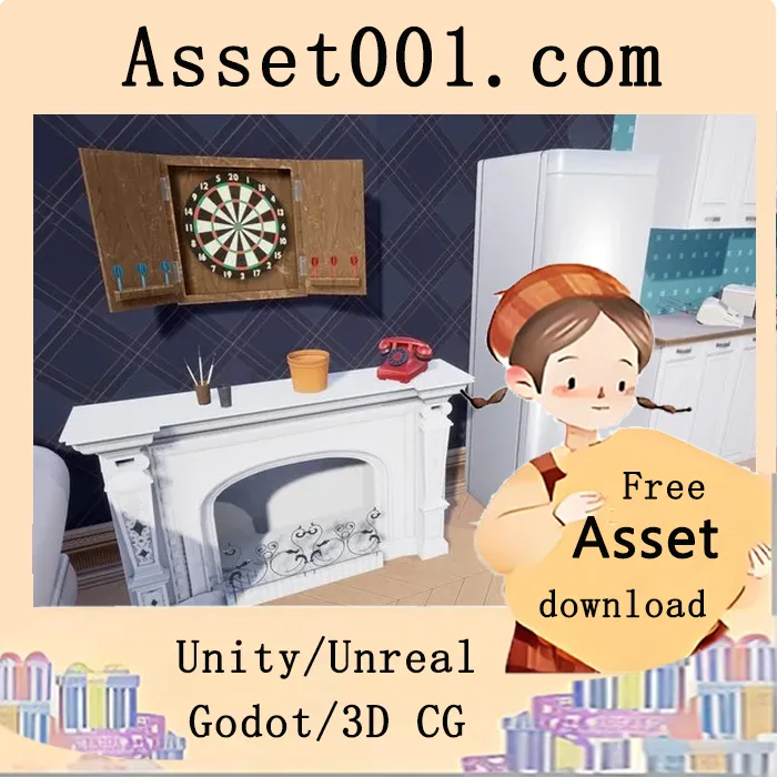 stylized interior set 4.27+ 包含多款高精度建筑资源|Stylized Interior Set 4.27+