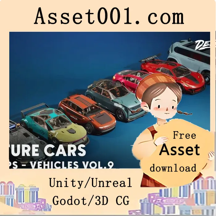 Vehicles VOL.9- Future Cars (Low Poly) 5.6