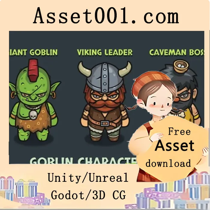 Top-Down Boss Character 4-Direction Pack