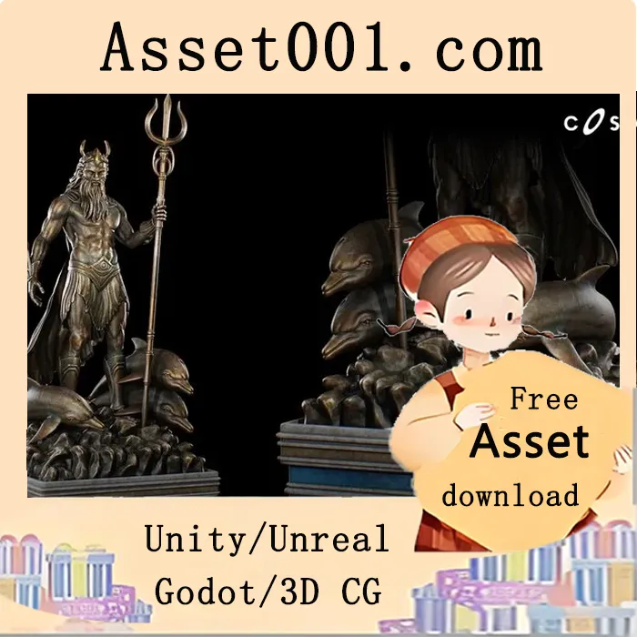 Poseidon Statues ( Poseidon Statues Statue Ancient Mythical Roman Prop 3D Art ) 5.5 Poseidon Statues ( Poseidon Statues Statue Ancient Mythical Roman Prop 3D Art ) 5.5