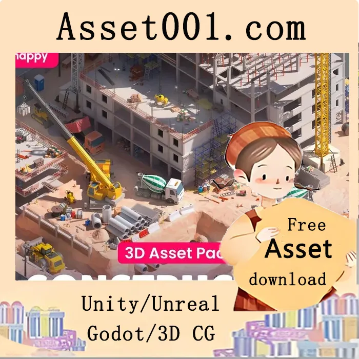 Construction - Low Poly 3D Models Pack v2.2 Construction - Low Poly 3D Models Pack v2.2