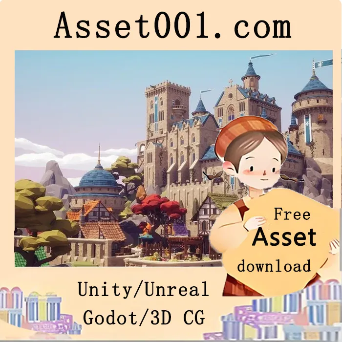 POLYGON - Fantasy Kingdom - Kitbash with modular castle and environments models 4.26+