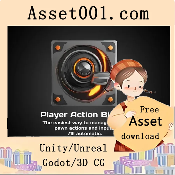 玩家动作绑定器 5.6：简化跨角色输入管理的高效解决方案|Player Action Binder 5.6