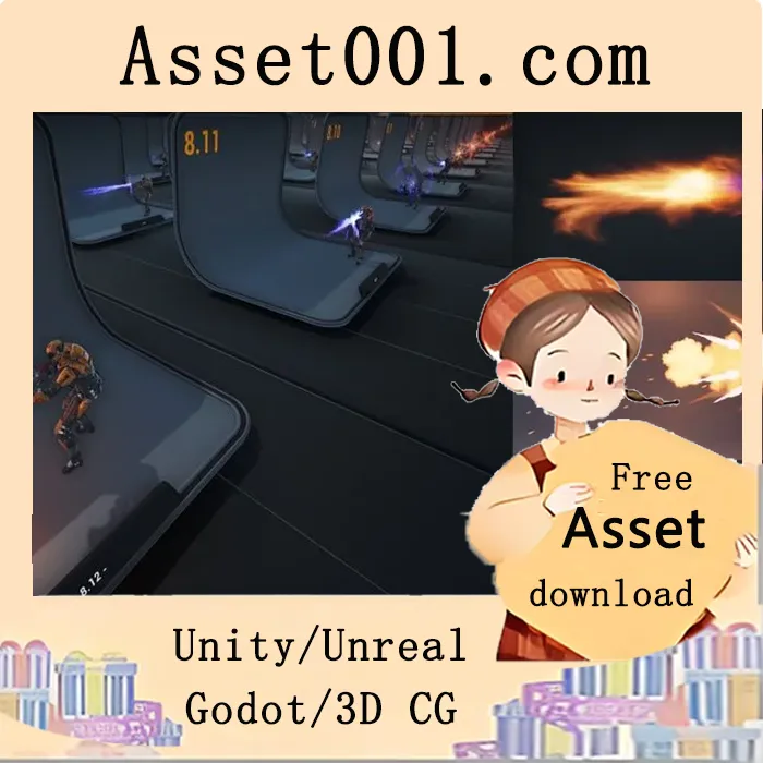 Unity武器 muzzle flash 视效资源包：13种风格支持多种武器类型|Muzzle Flashes 4.27+