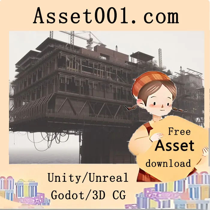 废弃海平台——后末日近海环境包 5.3+（含145个独特模型）|Abandoned Sea Platform – Post-Apocalyptic Offshore Environment Pack 5.3+