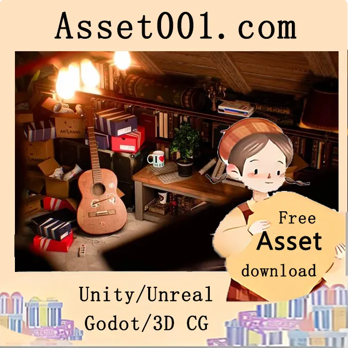 Vintage Attic环境套装5.5：打造复古与幻想风格场景的完整资产包|Vintage Attic Environment Kit 5.5