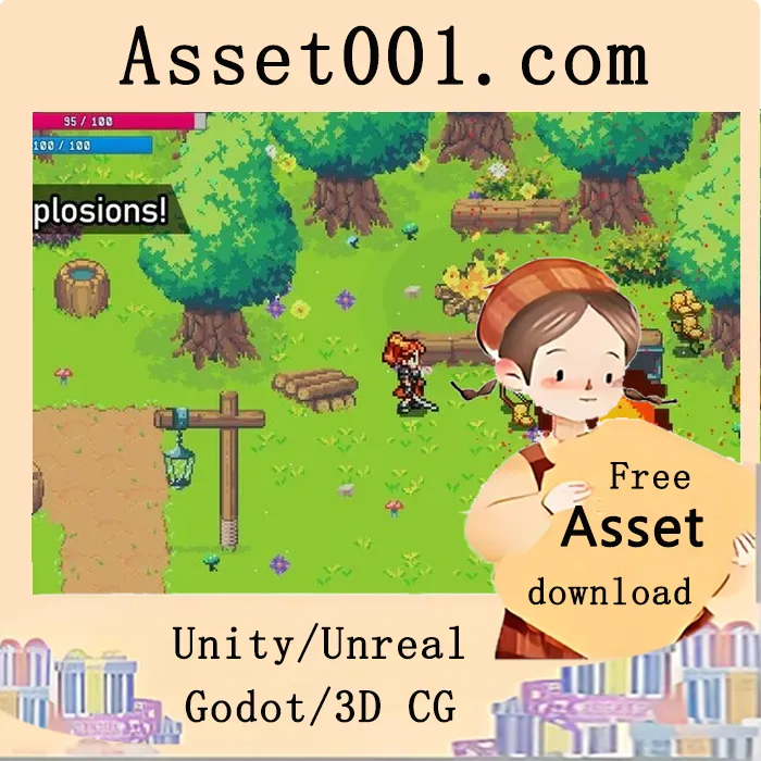 基于Unreal Engine 4.27的Pixel 2D俯视视角2D游戏引擎|Pixel 2D - 2D Top-Down Engine for Unreal 4.27