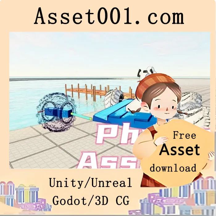 虚幻引擎物理装配系统：基于蓝图的物理驱动组装与自定义游戏开发|Physical Assembly System - Physics v1.03 (5.5)