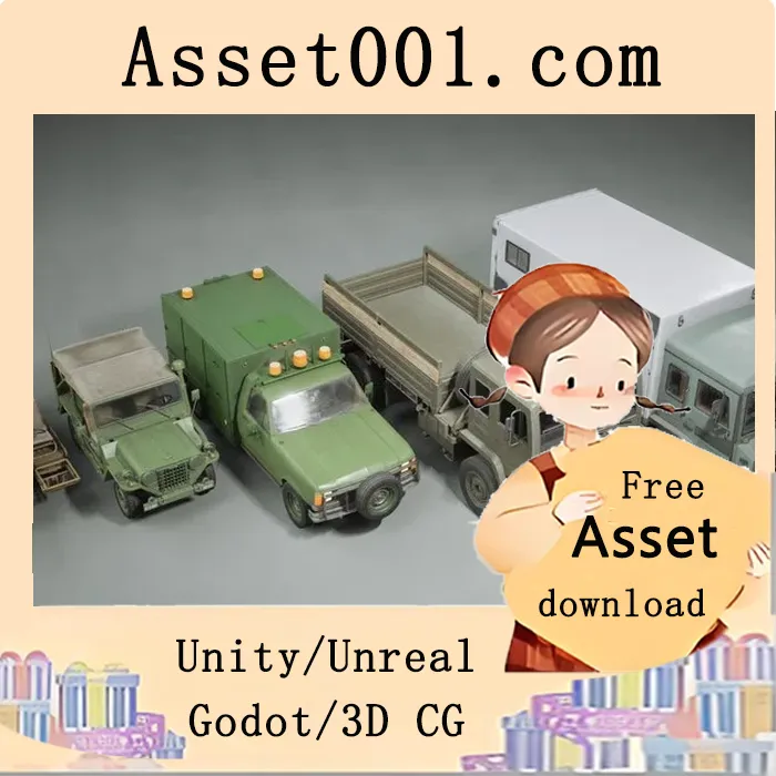 Vehicles VOL.10 - Military (Low Poly) 5.1+