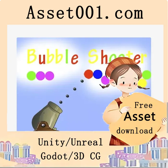 Unity泡泡射击游戏入门套件：包含基础机制与完整文档|Simple Bubble Shooter v1.1