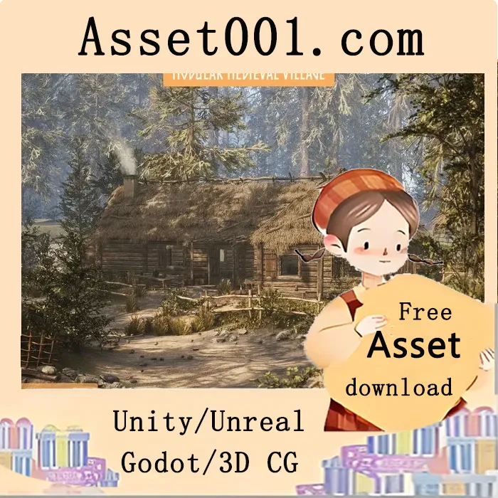 Modular Medieval Fantasy Village (Medieval Village, Medieval Town, Town) v1.0