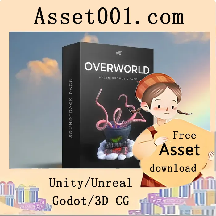 Unity资产商店免费获取：冒险类游戏背景音乐片段（胜利、失败等场景音效）|Overworld Music Stingers - Winning, Losing, etc. - Orchestral, Adventure, RPG v1.0