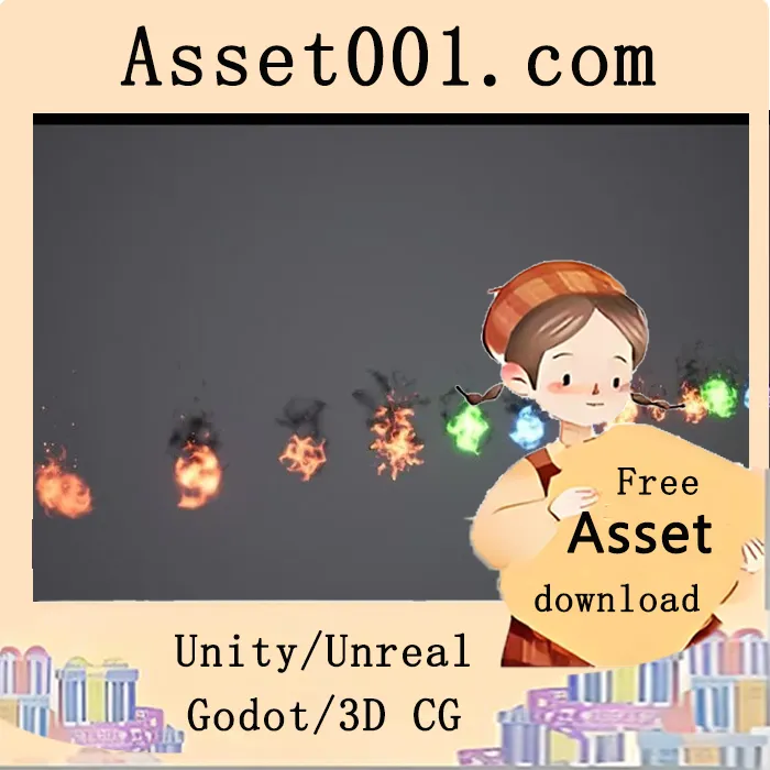 Niagara引擎打造的13个风格化火焰效果（含Vol.2巨量包详解）|Niagara Stylized Fire Vol. 1 (5.5)