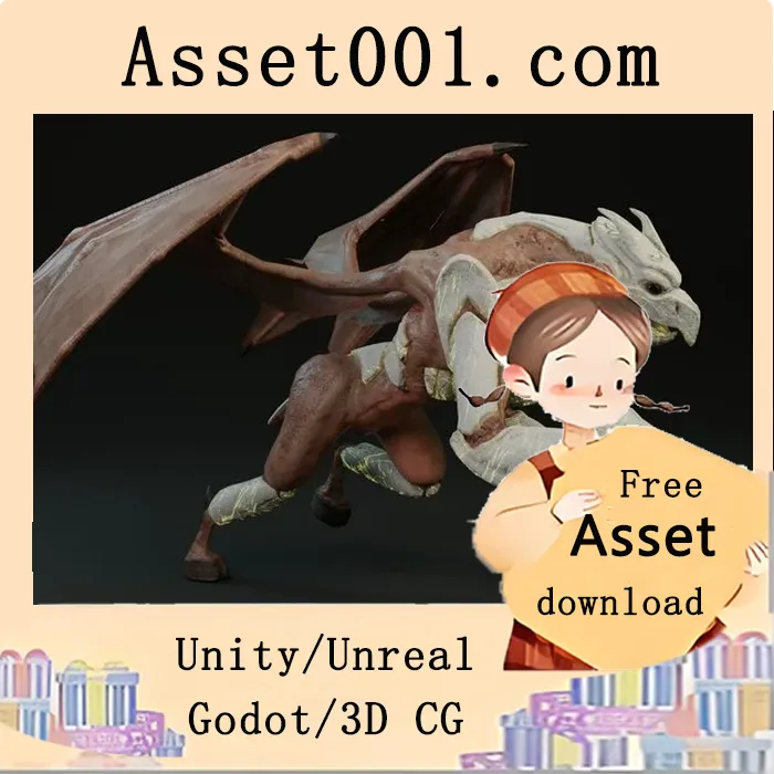 带有27种动画的哥特式怪物模型资源（4096x4096纹理）|Monster Gargoyle 4.26+