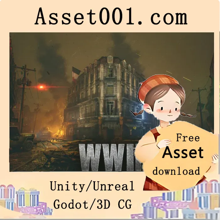 Unity市场首发《二战：解放》——最庞大可定制的二战场景包|France - WWII Liberation - [World War 2/WW2] v5.1+