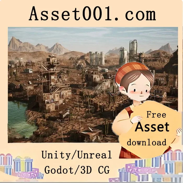 Modular Post Apocalyptic Desert Environment (Desert City,Desert Village)