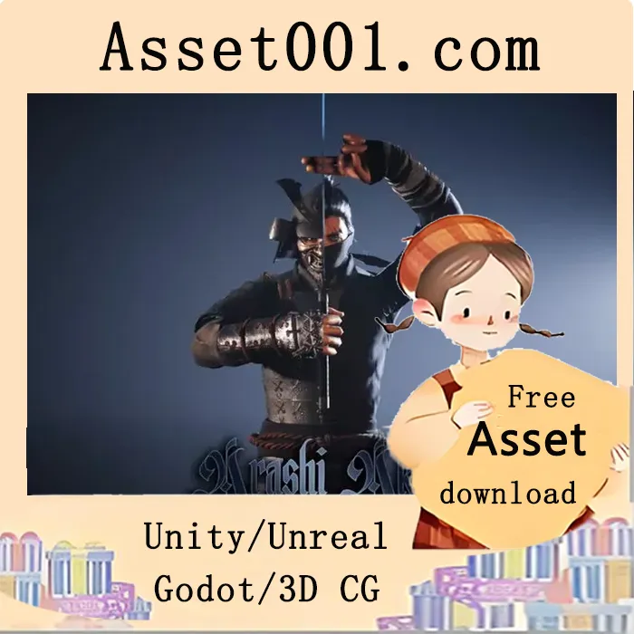 高清3D角色资产：Arashi Akuma角色模型|Arashi Akuma Character (4.26-5.6)