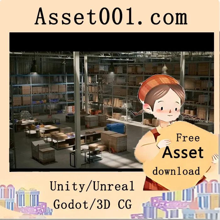 Unreal 5引擎打造的高细节仓库环境资产包，支持Nanite与Lumen技术|Warehouse Environment 5.5