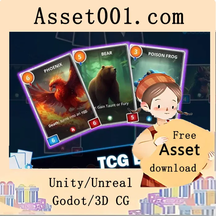 Unity TCG引擎在线卡牌游戏模板完整指南|TCG Cards Pack 1.0