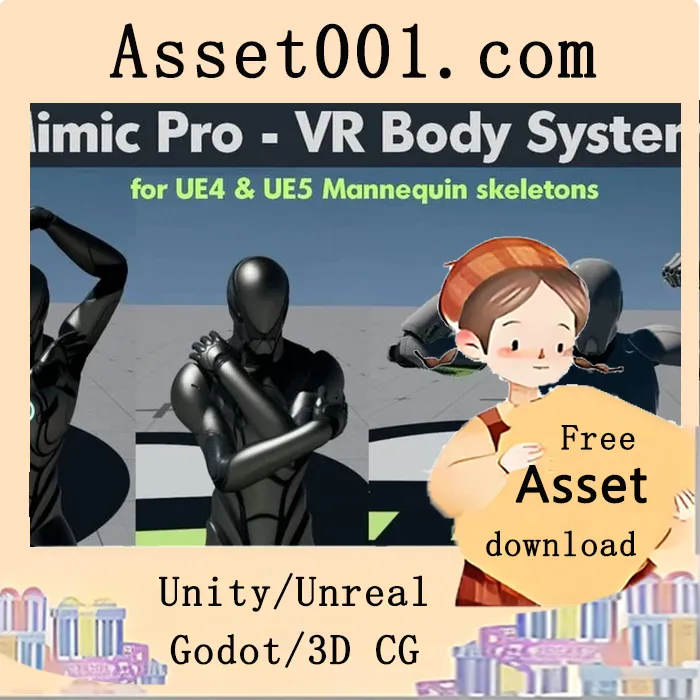 Mimic Pro VR IK身体系统：基于蓝图与控制杆的高效全身体估计解决方案|Mimic Pro - VR IK Body System