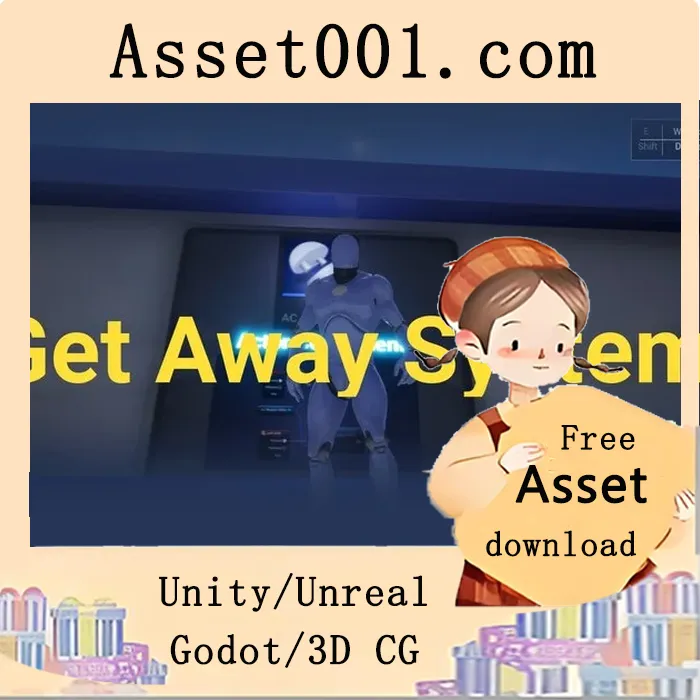 基于蓝图的Get Away系统5.3+：支持冷却、子弹与无限子弹的逃生能力组件|Get Away System 5.3+