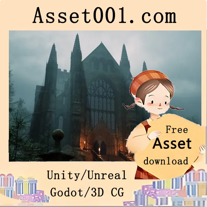 遗忘回响：包含140个独特模型的中世纪墓地环境资产包|Forgotten Echoes ( Forgotten Echoes Medieval Medieval Environment Graveyard 3D ) 5.4-5.6