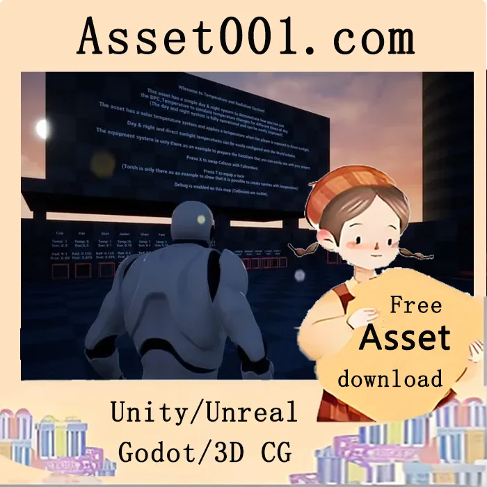 Unity商城温度与辐射系统资产介绍|Temperature and Radiation System 5.4