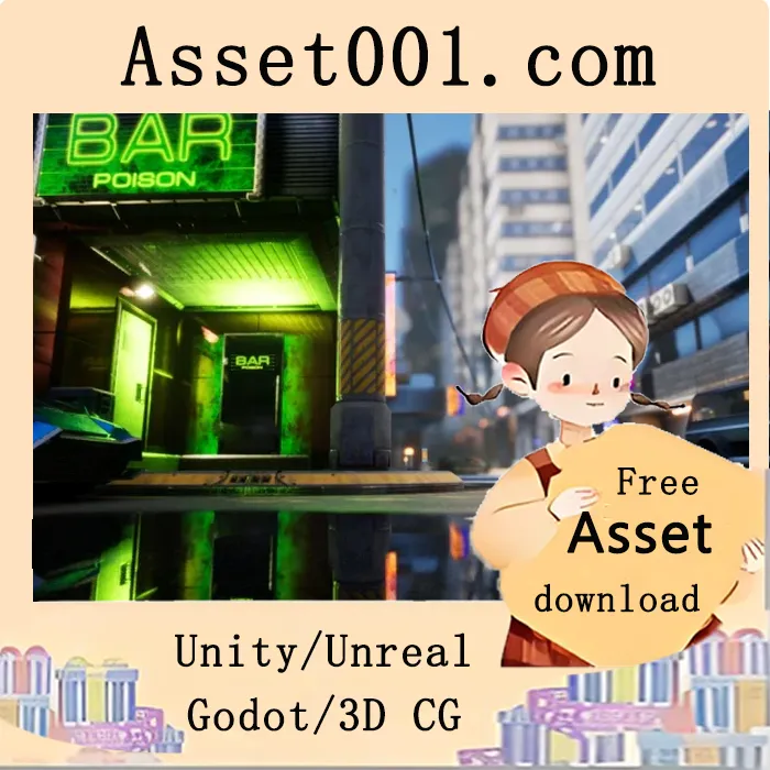 Cyberpunk street assets v4.24+