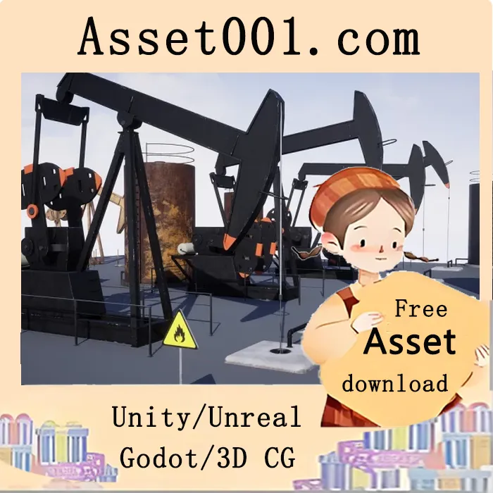 油井抽油设备：动画展示新旧材料及物件列表|Pumpjack. Oil extraction v4.23+