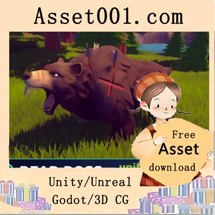 Stylized Bear Boss - RPG Forest Animal v1.0