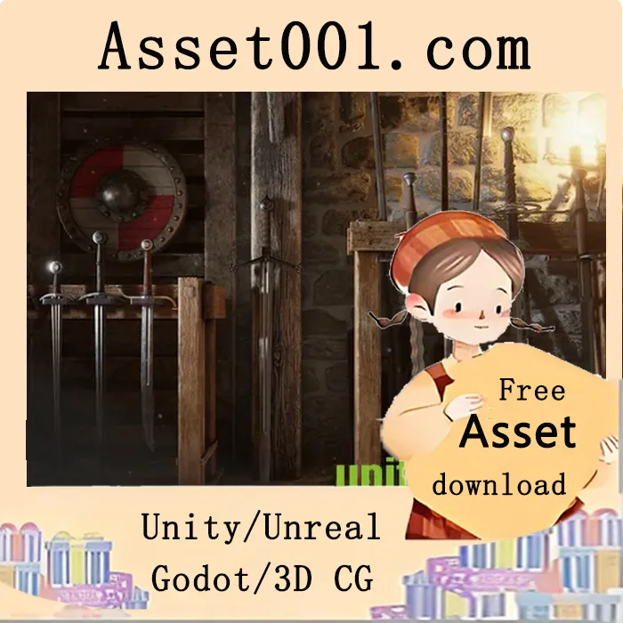 中世纪军械库场景：80个高质量道具用于冒险角色扮演与奇幻游戏|Medieval Armory v4.27+