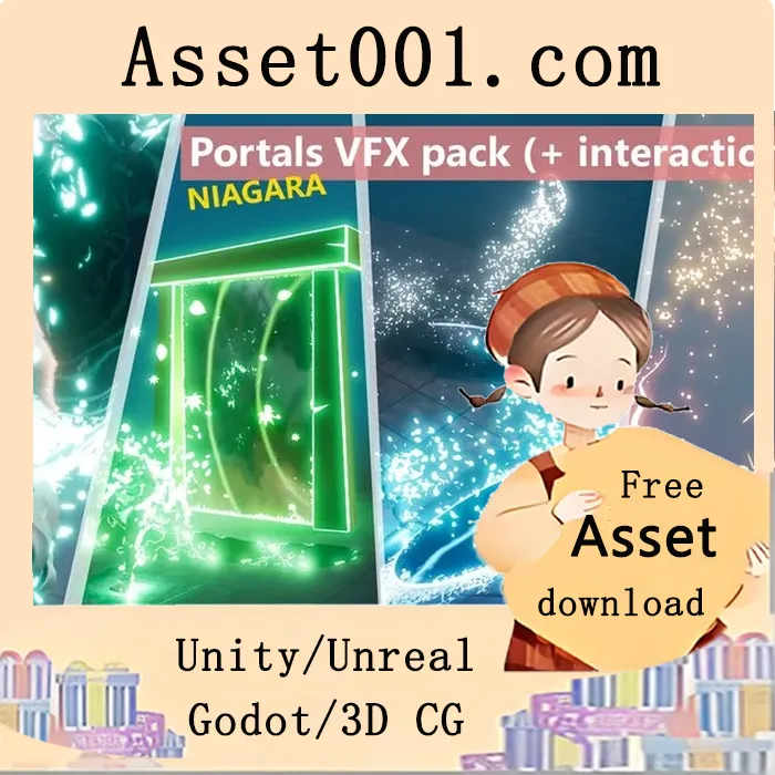 Portals VFX pack (+ interactions)