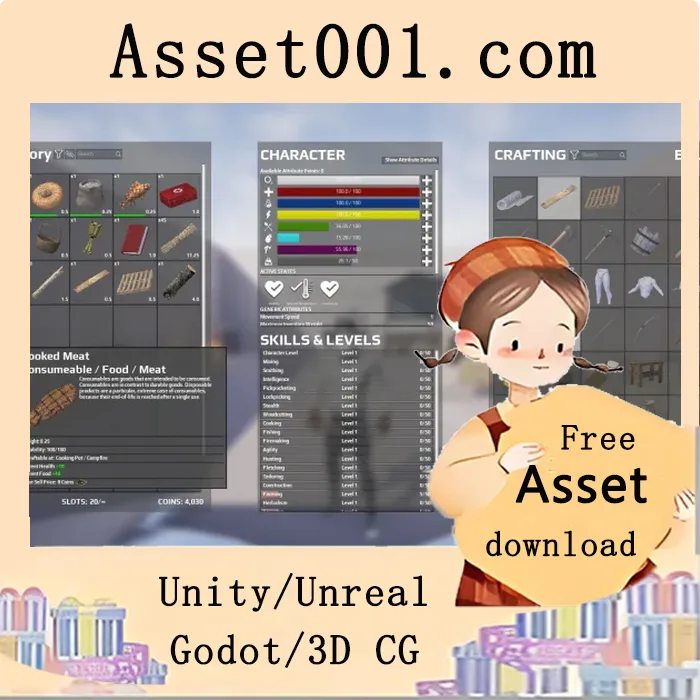 终极库存系统 V1.1：支持生存/RPG/开放世界游戏的完整解决方案|Ultimate Inventory System V1 v5.1+
