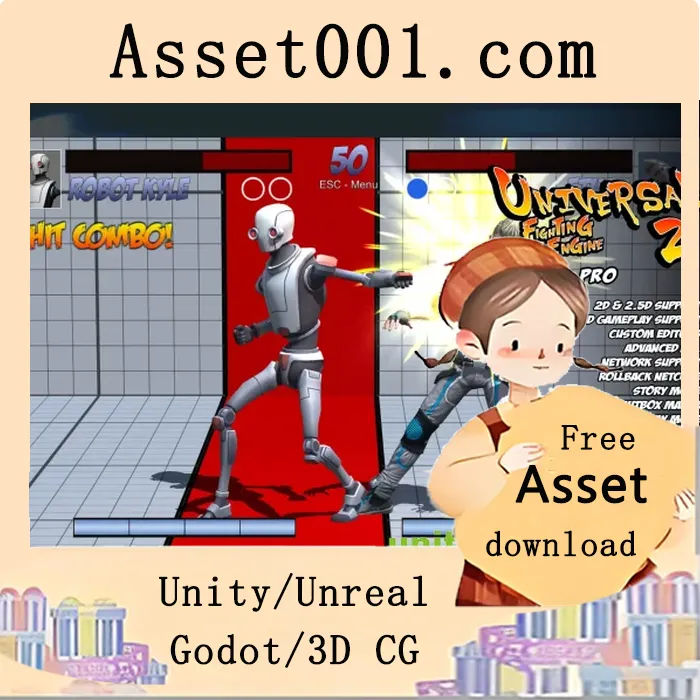 Universal Fighting Engine 2 PRO：支持2D/2.5D/3D格斗游戏开发的可视化框架|Universal Fighting Engine 2 (PRO) v2.7.0a