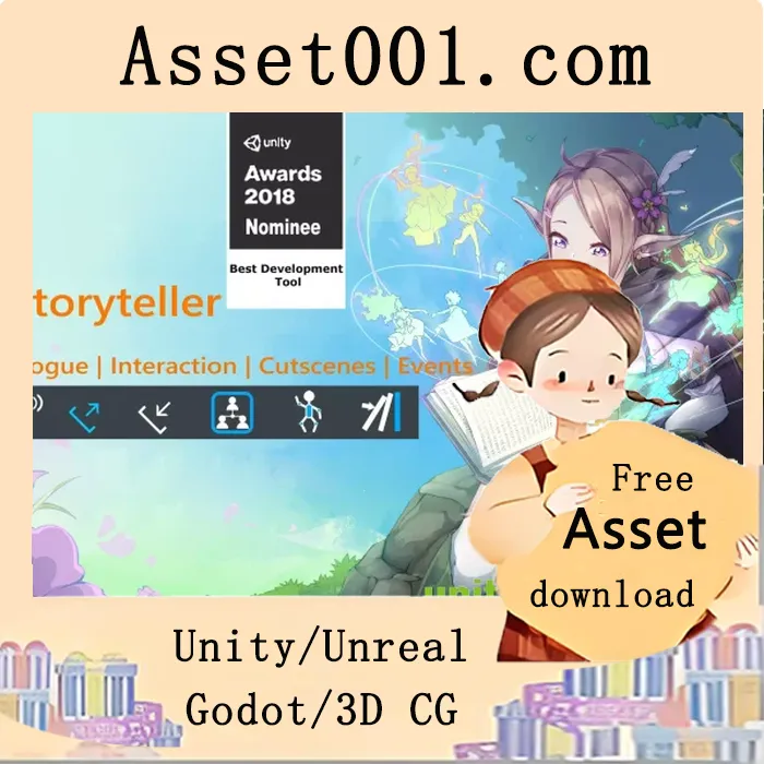 无需编程，打造动态叙事：Unity Storyteller 全功能故事创作工具|Storyteller v2023.2
