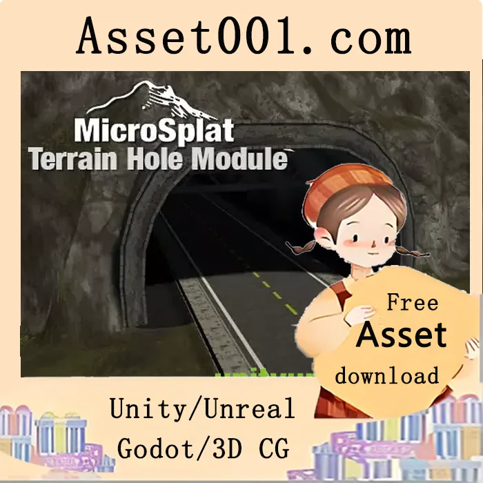 MicroSplat地形洞穴功能详解：支持可绘制透明区域与水位裁剪|MicroSplat - Terrain Holes v3.9.7