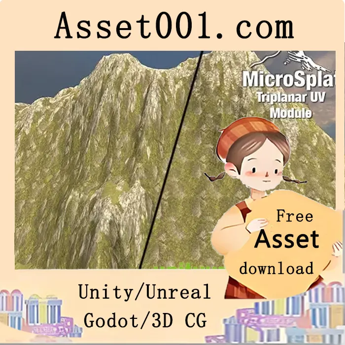 MicroSplat支持Triplanar UVs以减少垂直表面的拉伸伪影|MicroSplat - Triplanar UVs v3.9.17