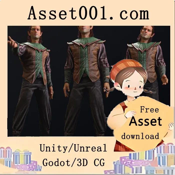 Civilian - Male Elf - Fantasy Elves Collection